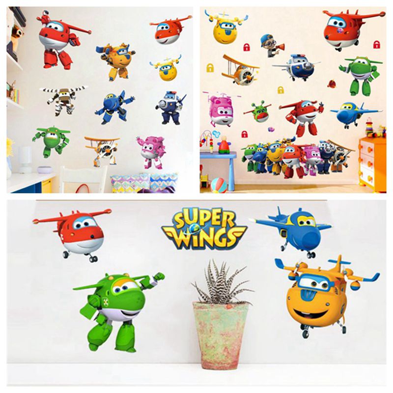 Baby Nursery Things - Hot Cartoon Super Wings Deformazione Aereo