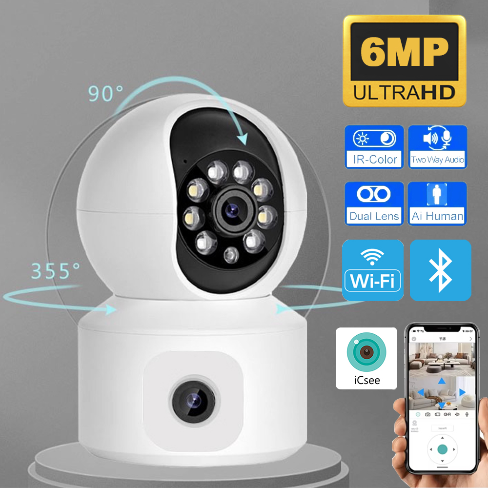 Baby Nursery Camera - Telecamera IP WiFi ICSEE 6MP a