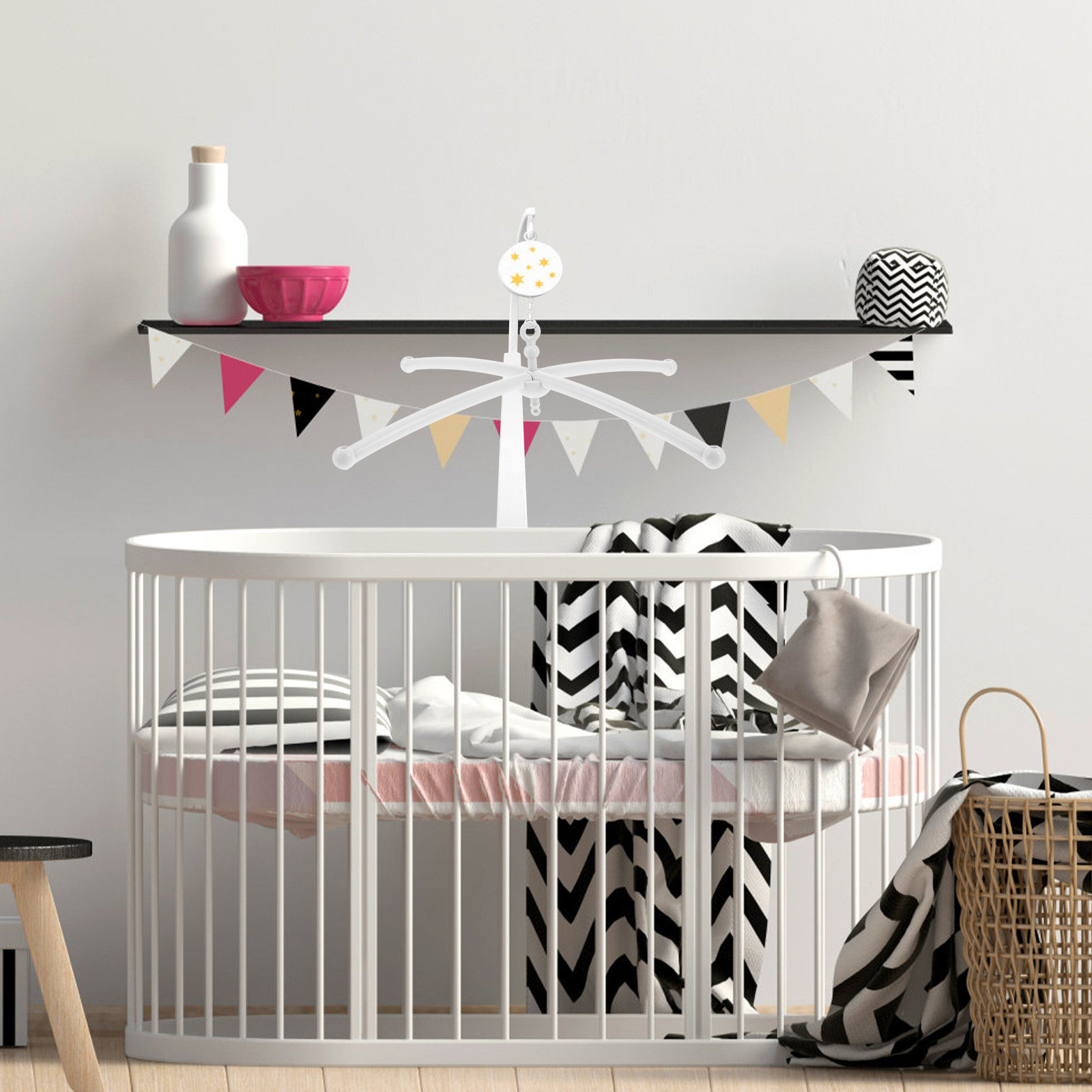 Baby Nursery Usa - Supporto a croce per mobile da