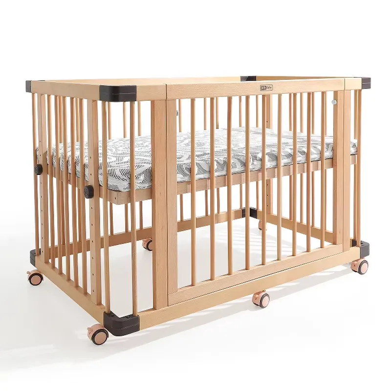 Baby Nursery Furniture Sets - Culla per neonati in legno massello
