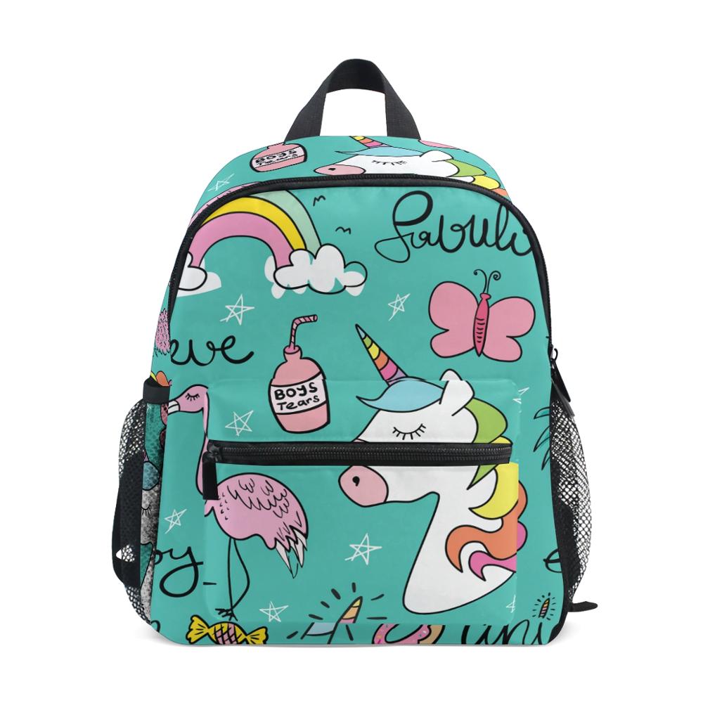 Baby Nursery Bags - ALAZA Unicorn print zaini per bambini