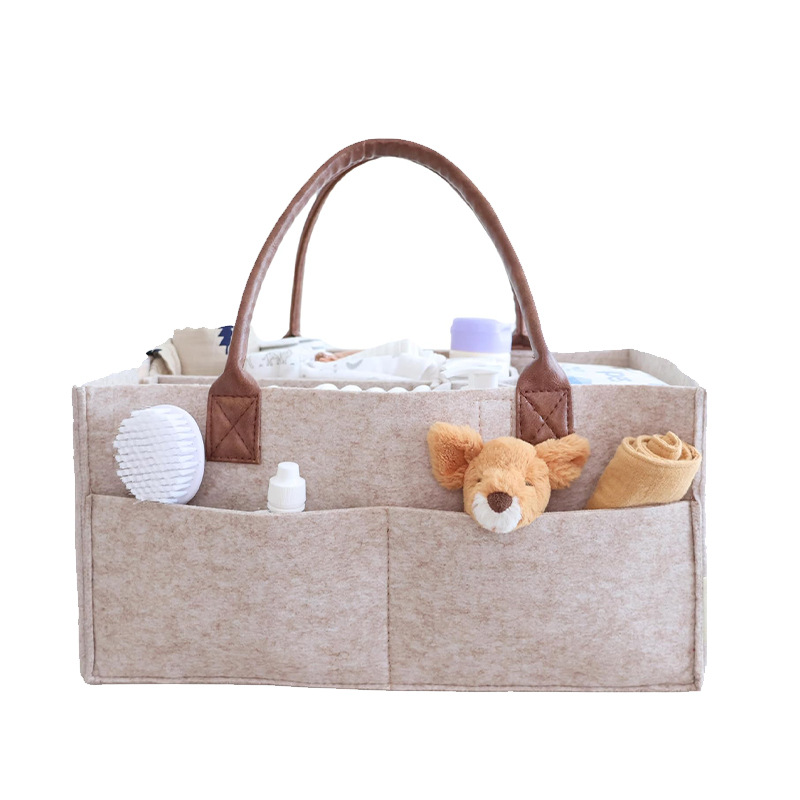 Baby Nursery Bags - Cesto portaoggetti in feltro per neonati,