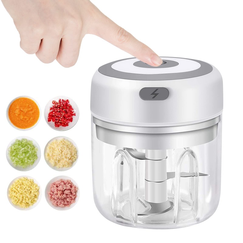 Baby Food Processor - Tritatutto Elettrico per Aglio 250ML, Multifunzione