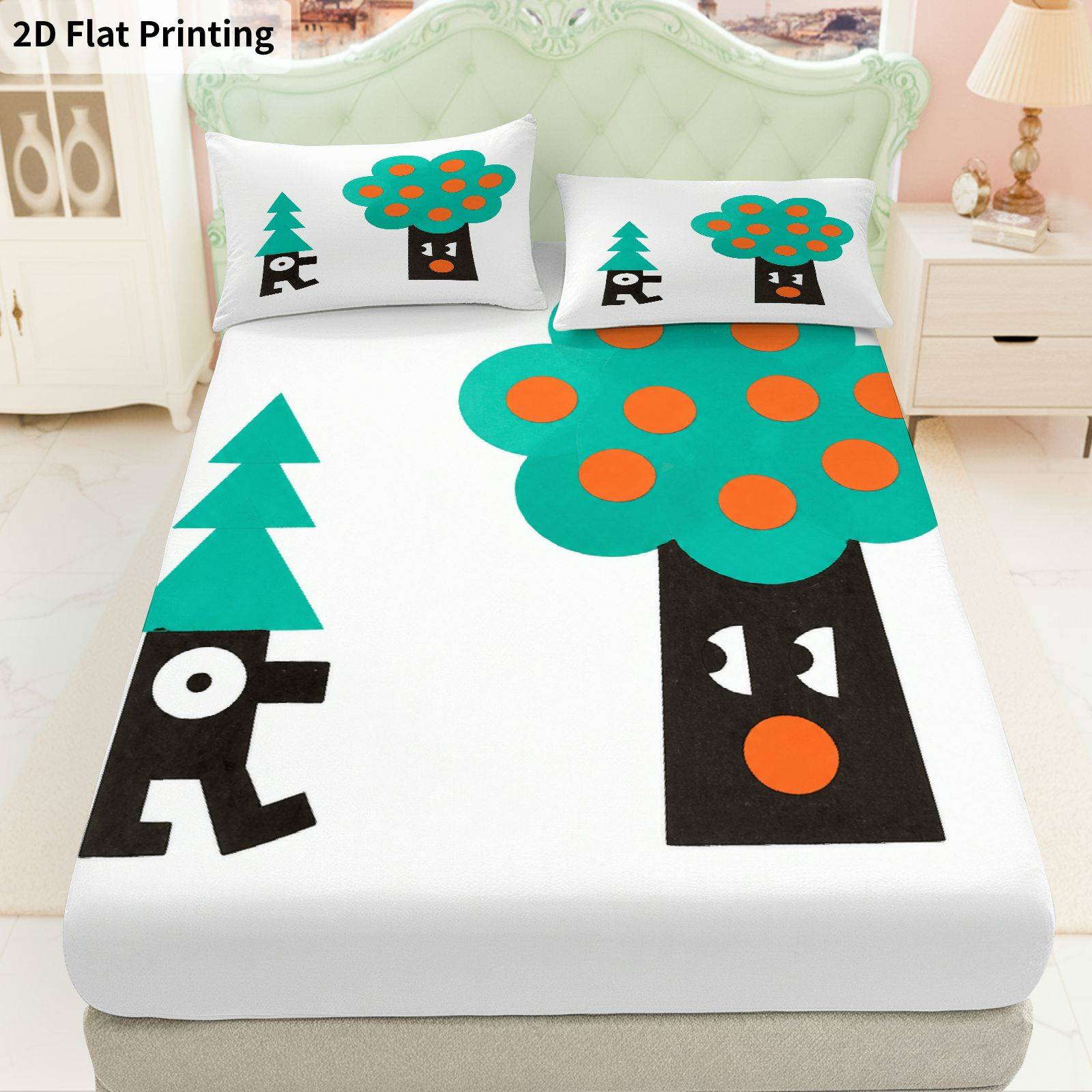 Baby Nursery Forest Theme - Set di Biancheria da Letto con