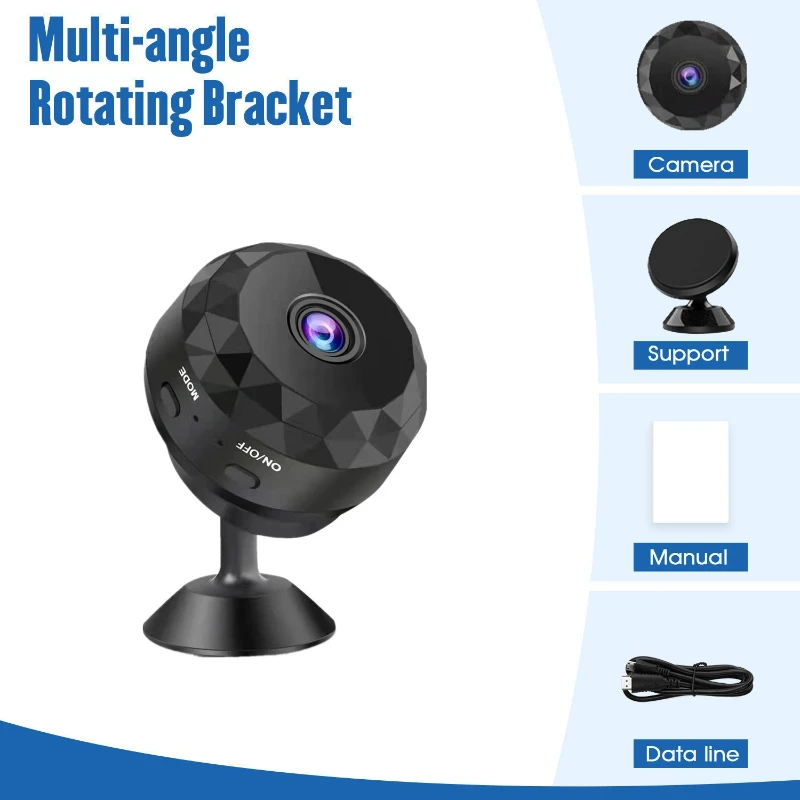 Baby Nursery Camera - Telecamera WiFi HD 1080P A9 per