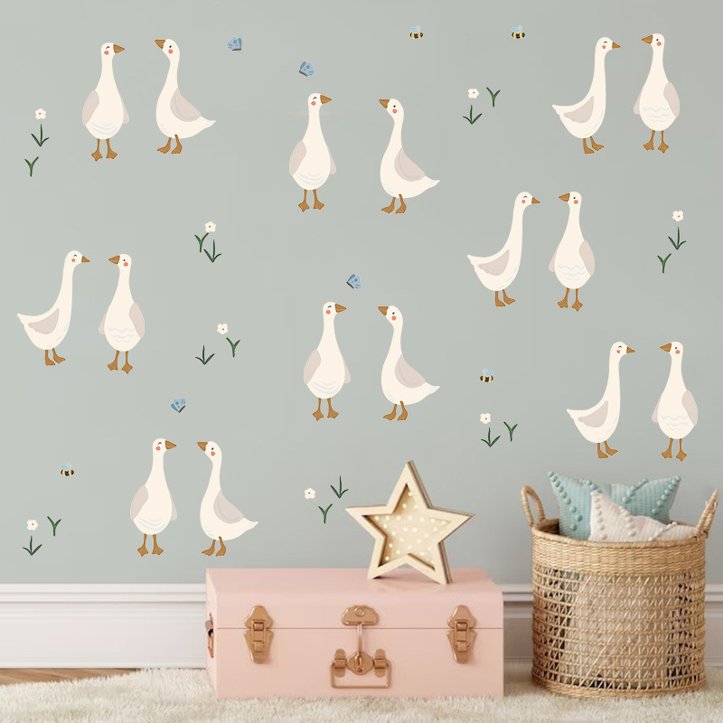 Baby Nursery Furniture Sets - Adesivo da parete con simpatico anatroccolo,
