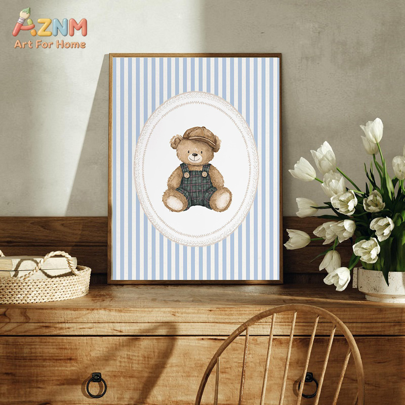 Set di 6 Stampe su Tela Senza  - Baby Nursery Furniture Sets recensione e prezzo