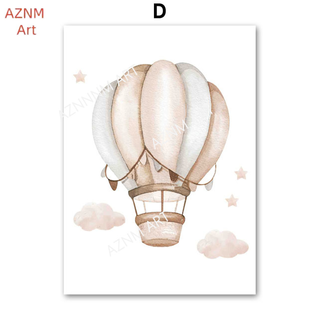 Poster con elefante, palloncin - Baby Nursery Things recensione e prezzo