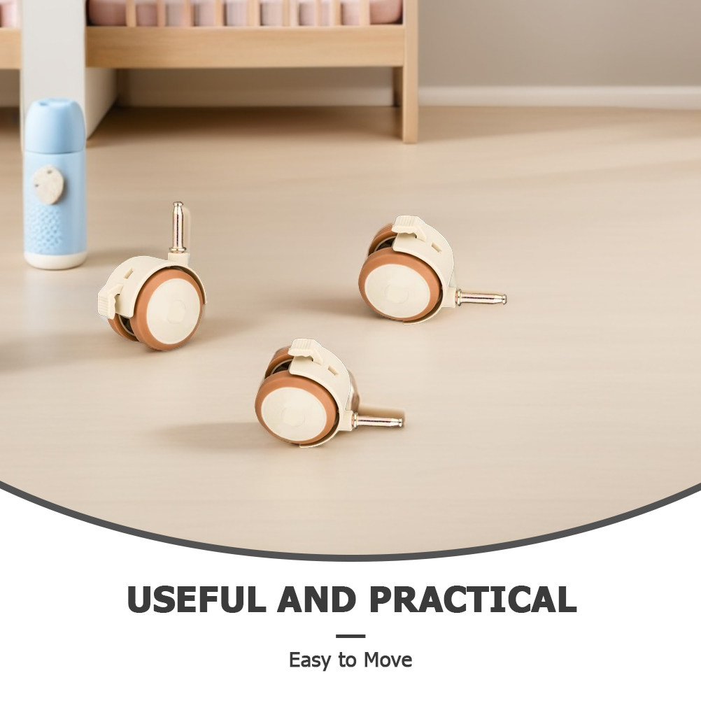 Set di 4 ruote in gomma per cu - Baby Nursery Furniture Sets recensione e prezzo