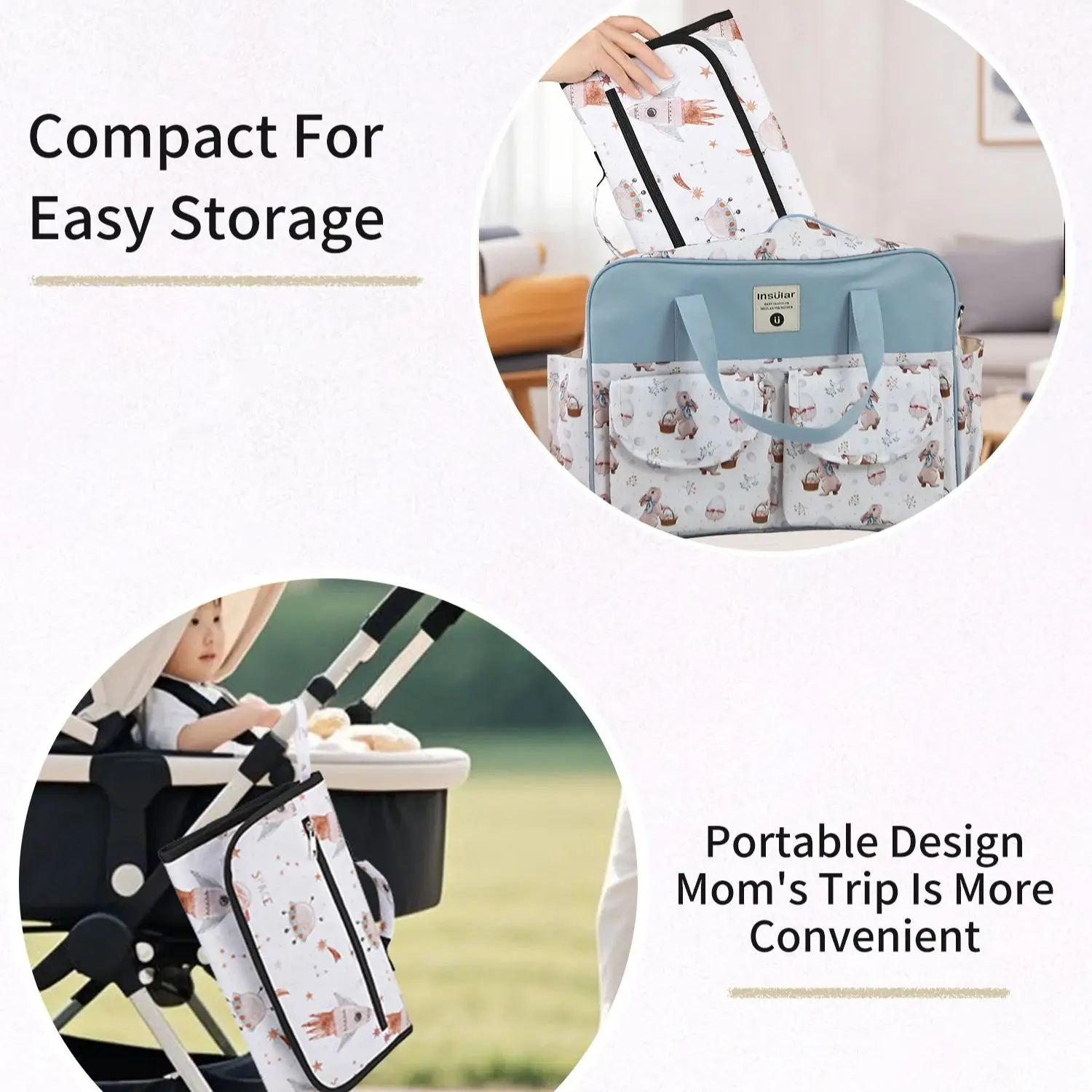 INSULAR Materasso a 3 strati F - Changing Table Topper recensione e prezzo