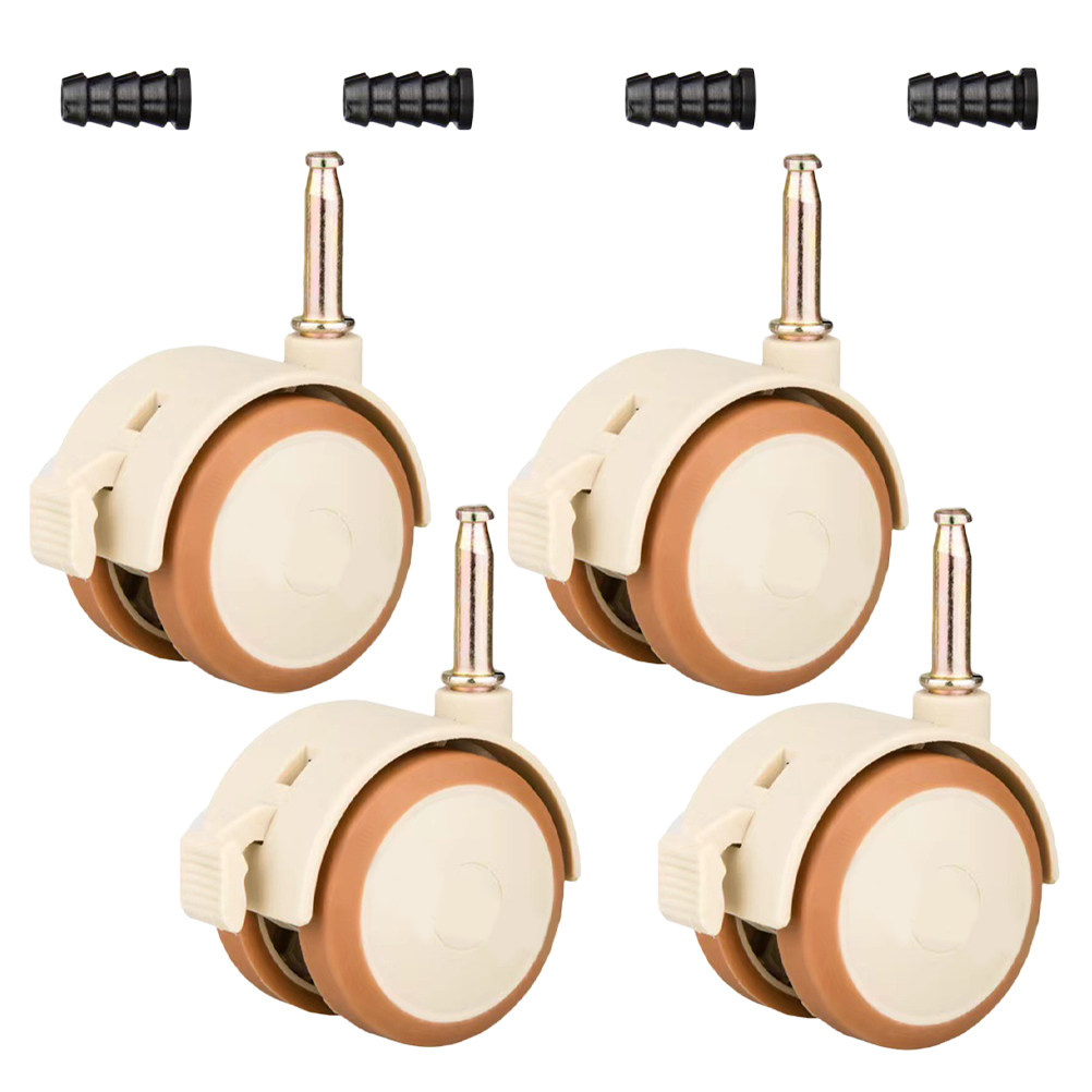 Set di 4 ruote girevoli in gom - Baby Nursery Furniture Sets recensione e prezzo