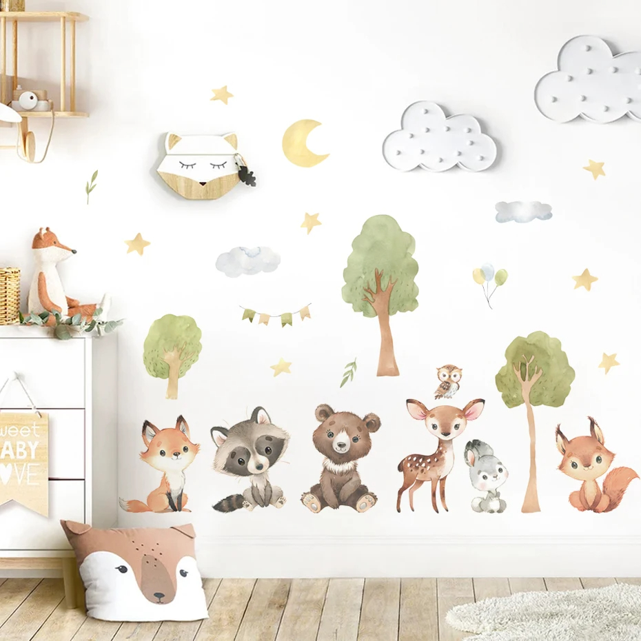 Animali della foresta Tema Ors - Baby Nursery Forest Theme recensione e prezzo