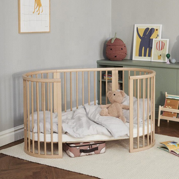Culla in legno ovale convertib - Baby Nursery Furniture Sets recensione e prezzo
