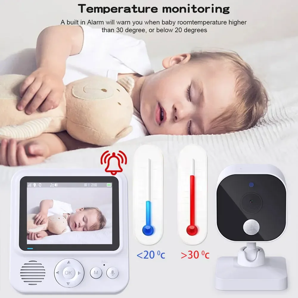 Monitor Video per Bambini Wire - Baby Nursery Camera recensione e prezzo