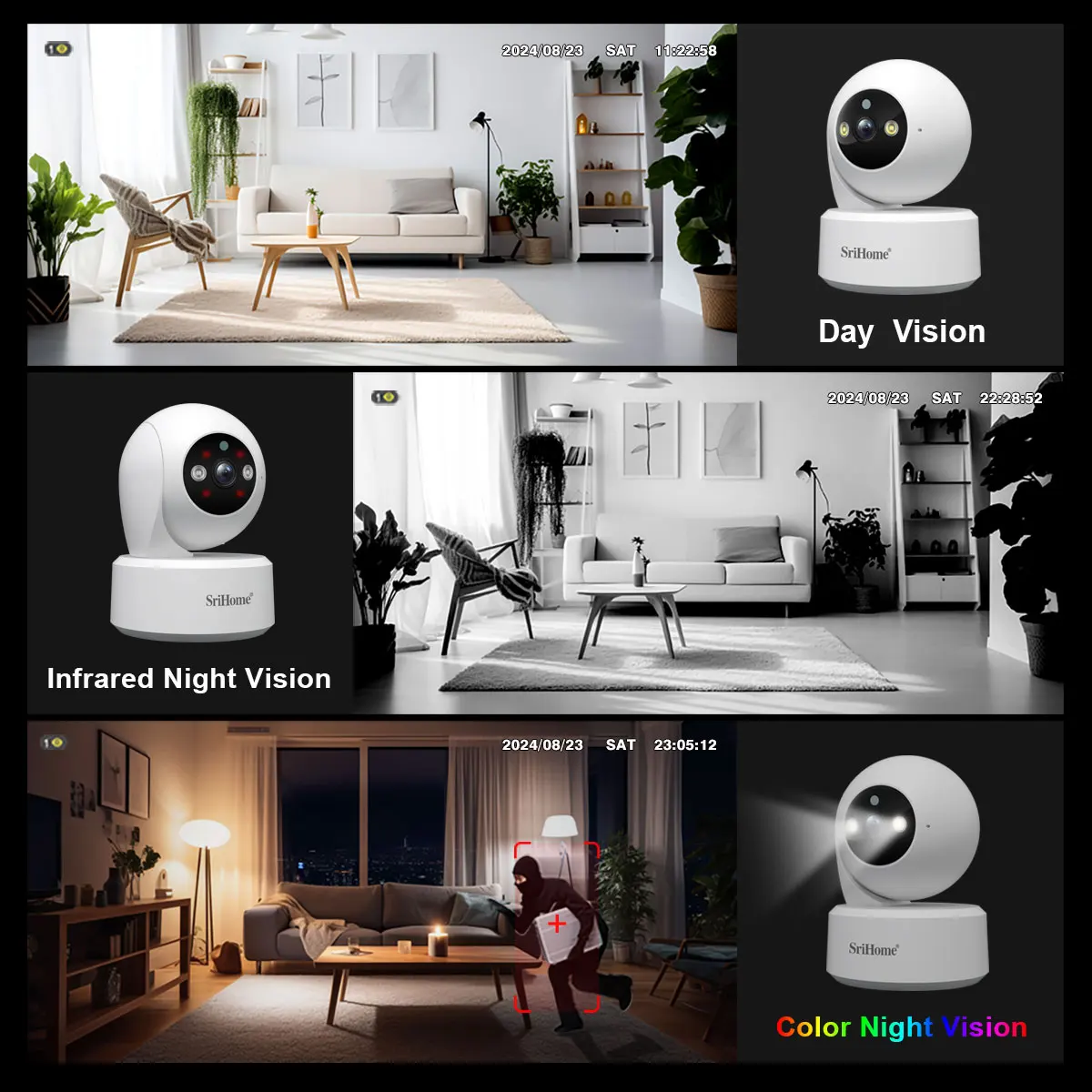 Srihome 5G WiFi Smart IP HD Ca - Baby Nursery Camera recensione e prezzo