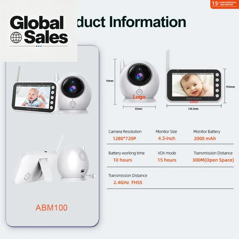 Baby Monitor da 4,3 Pollici co - Baby Nursery Camera recensione e prezzo
