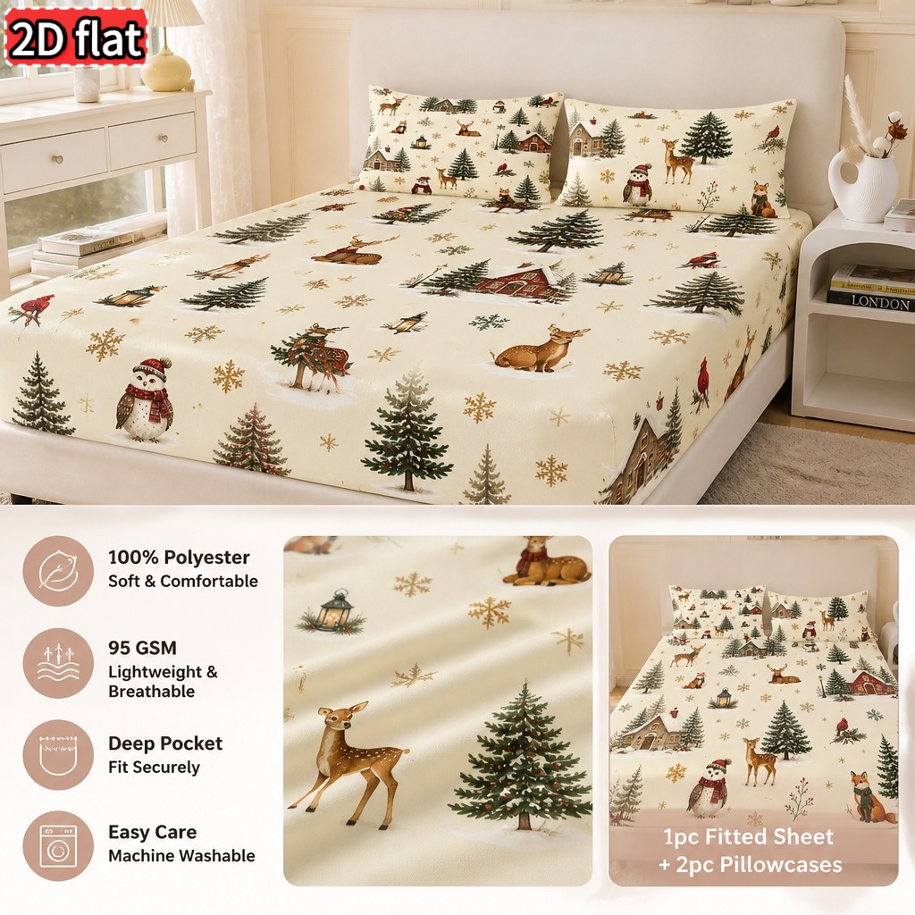 Set di lenzuola con stampa di  - Baby Nursery Forest Theme recensione e prezzo