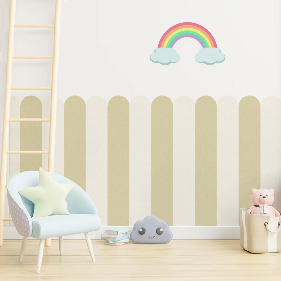Carta da parati ad arco a stri - Baby Nursery Wall recensione e prezzo